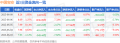 股票行情快报：中国宝安（000009）6月9日主力资金