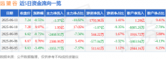 股票行情快报：远望谷（002161）6月11日主力资金
